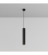 Focus Led Slim Pendant Ceiling Light Black 4000K 1000lm-1