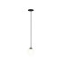 Luna 10cm RECESSED Globe Pendant Ceiling Light Black And White 4000K 330lm-1
