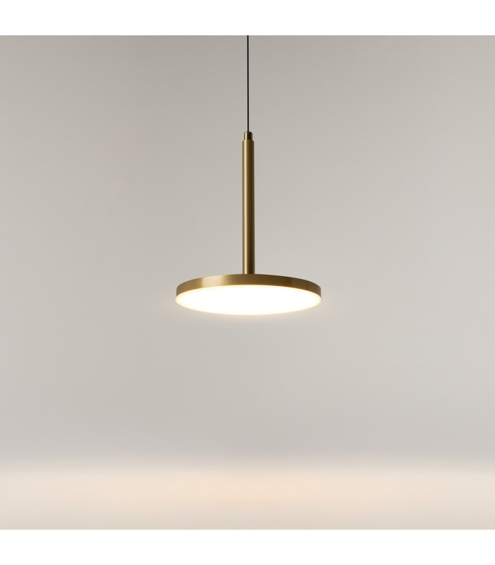 Plato Pendant Ceiling Light Brass 3000K 760lm-5