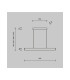 Step Bar Pendant Ceiling Light Gold 3000K 1400lm-2