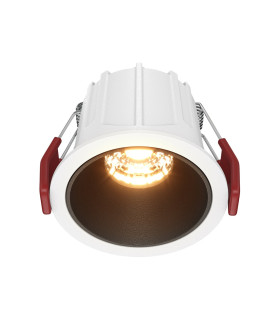 Alfa Led Round Recessed Downlight White And Black 2700K 500lm-1