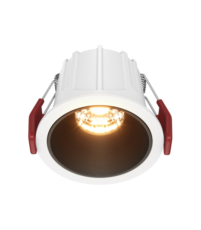 Alfa Led Round Recessed Downlight White And Black 2700K 500lm-1