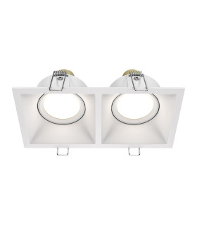 Dot Twin Recessed Downlight White 2xGU10-1