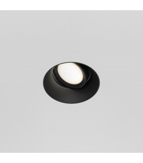 Dot Round Trimless Recessed Downlight Black 1xGU10-1