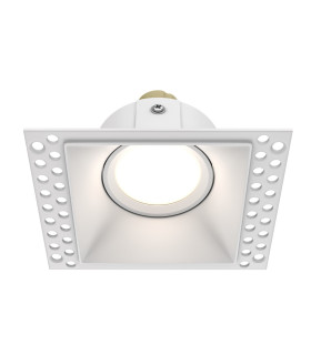 Dot Square Trimless Recessed Downlight White 1xGU10-1