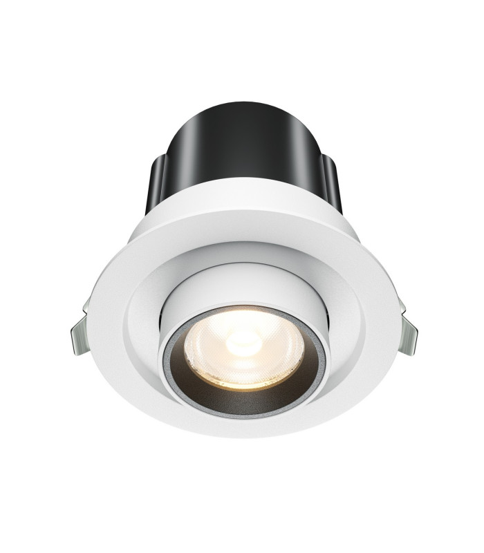 Hidden Round Recessed Downlight White 3000K 780lm-1