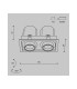 Hidden Twin Recessed Downlight Black 3000K 1400lm-3