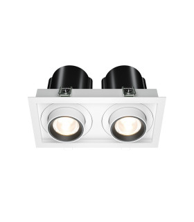 Hidden Twin Recessed Downlight White 3000K 1450lm-1
