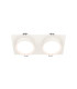 Hoop Twin Recessed Downlight White 2xGX53-1