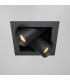 Magnum Twin Recessed Downlight Black 3000K 1000lm-1