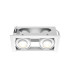 Metal Modern Twin Recessed Downlight White 3000K 1450lm-1