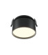 Onda 8.5cm CCT Recessed Downlight Dimmable Black 2200-4000K-1