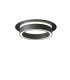 Orlo 10.5cm Recessed Downlight Black 1xGX53-1