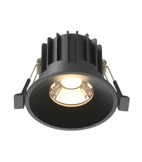 Round Recessed Downlight Black 3000K 840lm-1