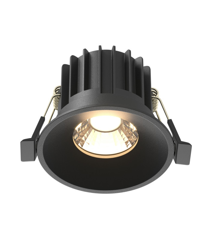 Round Recessed Downlight Black 3000K 840lm-1