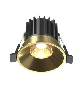 Round Recessed Downlight Brass 3000K 460lm-1