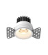 Round Trimless Recessed Downlight White 3000K 510lm-1