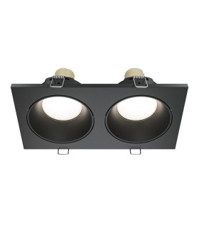 Zoom Outdoor Recessed Downlight Black IP65 2xGU10-1