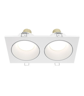 Zoom Outdoor Recessed Downlight White IP65 2xGU10-1