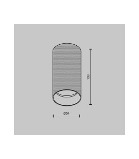 Artisan Surface Mounted Downlight Black 1xGU10-3