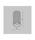 Artisan Surface Mounted Downlight Matte Gold 1xGU10-3