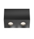 Atom Surface Mounted Downlight Black 2xGU10-1