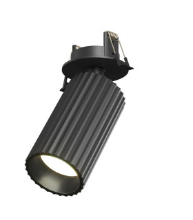 Calipso Recessed Adjustable Recessed Downlight Black 1xGU10-1