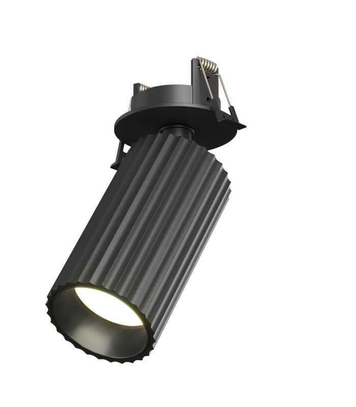 Calipso Recessed Adjustable Recessed Downlight Black 1xGU10-1
