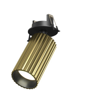 Calipso Recessed Adjustable Recessed Downlight Brass 1xGU10-1