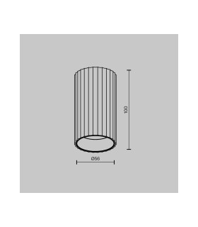 Calipso Surface Mounted Downlight Brass 1xGU10-3