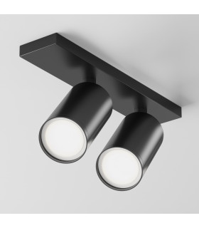 Focus S Twin Ceiling Spotlight Black 2xGU10-1