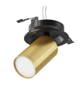 Focus S Recessed Downlight Black Brass 1xGU10-1