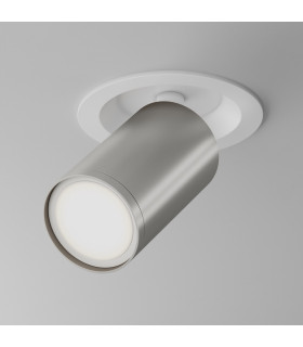 Focus S Recessed Downlight White Silver 1xGU10-1