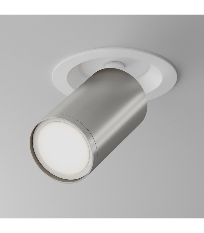 Focus S Recessed Downlight White Silver 1xGU10-1