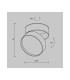 Onda Surface Mounted Downlight White 3000K 1490lm-3