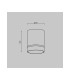 Orlo Surface Mounted Downlight White 4000K 400lm-3