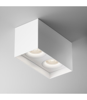 Slim Rim Surface Mounted Downlight White 2xGU10-1