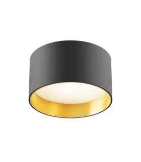 Vega Surface Mounted Downlight Black And Matte Gold 3000K 890lm-1