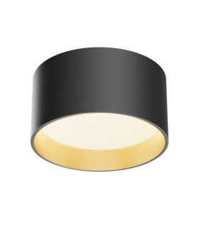 Vega Surface Mounted Downlight Black And Matte Gold 3000K 1030lm-1