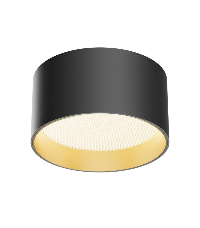 Vega Surface Mounted Downlight Black And Matte Gold 3000K 1030lm-1