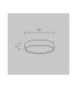 Zon Flush Ceiling Light Matte Gold 3000K 2220lm-3