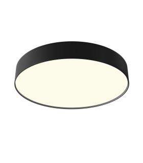 Zon Flush Ceiling Light Black 3000K 2540lm-1