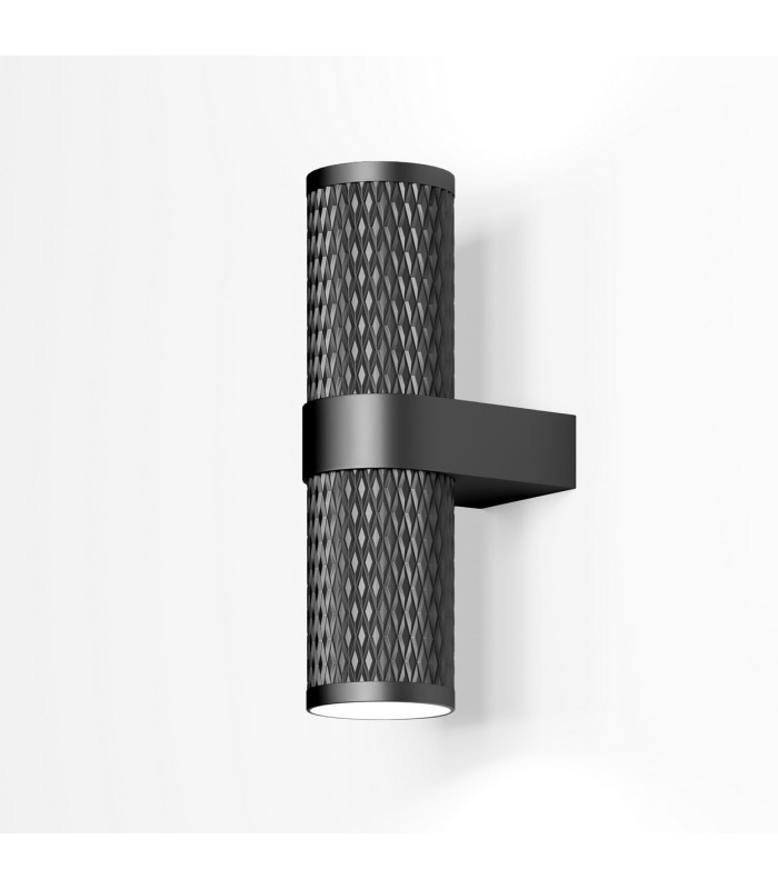 Focus Design Up & Down Wall Lamp Black 2xGU10-1