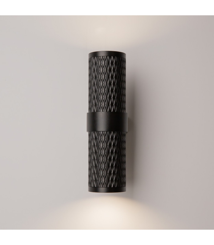 Focus Design Up & Down Wall Lamp Black 2xGU10-3