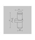 Focus Design Up & Down Wall Lamp Black 2xGU10-5