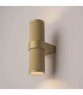 Focus Design Up & Down Wall Lamp Matte Gold 2xGU10-2