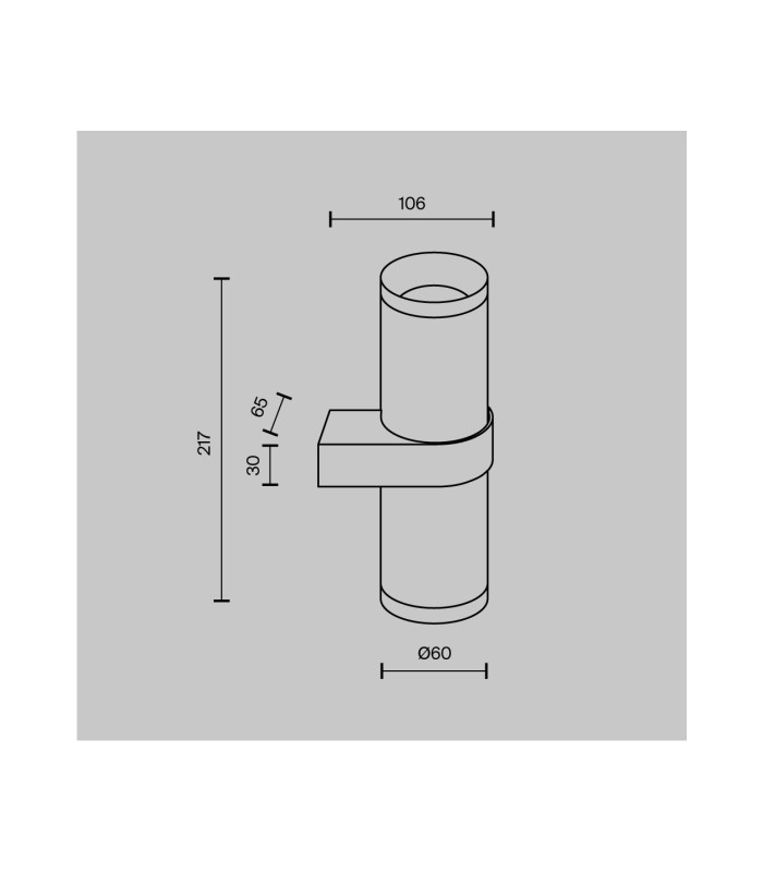 Focus Design Up & Down Wall Lamp Matte Gold 2xGU10-5
