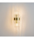 Frame Modern Up & Down Wall Lamp Gold 2xE14 Glass Shade-5