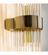Frame Modern Up & Down Wall Lamp Gold 2xE14 Glass Shade-6
