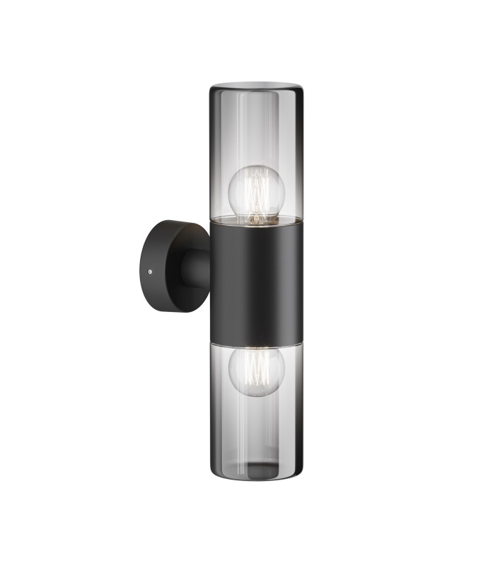 Amas Outdoor Up Down Wall Lamp Graphite IP54 2xE27-1